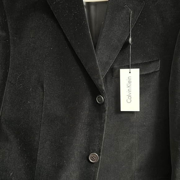 🆕 Calvin Klein Mens Macys Prom Formal Jacket 40S Black NWT - Picture 3 of 7